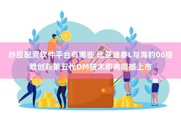 炒股配资软件平台有哪些 比亚迪秦L与海豹06搭载创新第五代DM技术即将震撼上市