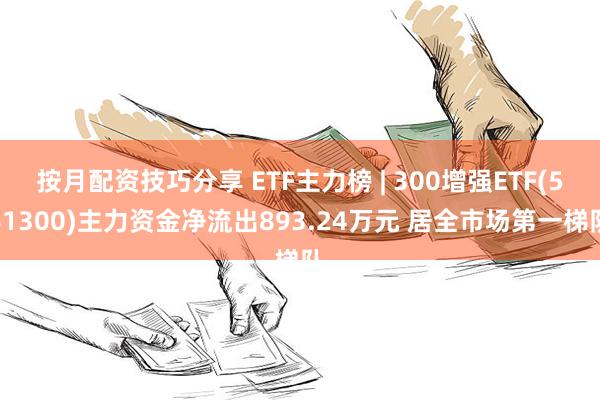 按月配资技巧分享 ETF主力榜 | 300增强ETF(561300)主力资金净流出893.24万元 居全市场第一梯队